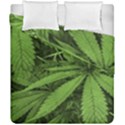 Marijuana Plants Pattern Duvet Cover Double Side (California King Size) View2