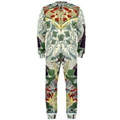 Art Nouveau Peacock Onepiece Jumpsuit (men)  by NouveauDesign