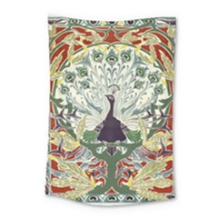 Art Nouveau Peacock Small Tapestry by NouveauDesign