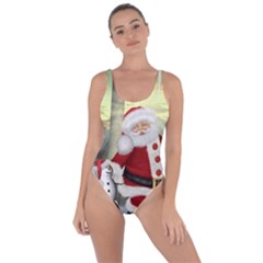 Sanata Claus With Snowman And Christmas Tree Bring Sexy Back Swimsuit by FantasyWorld7