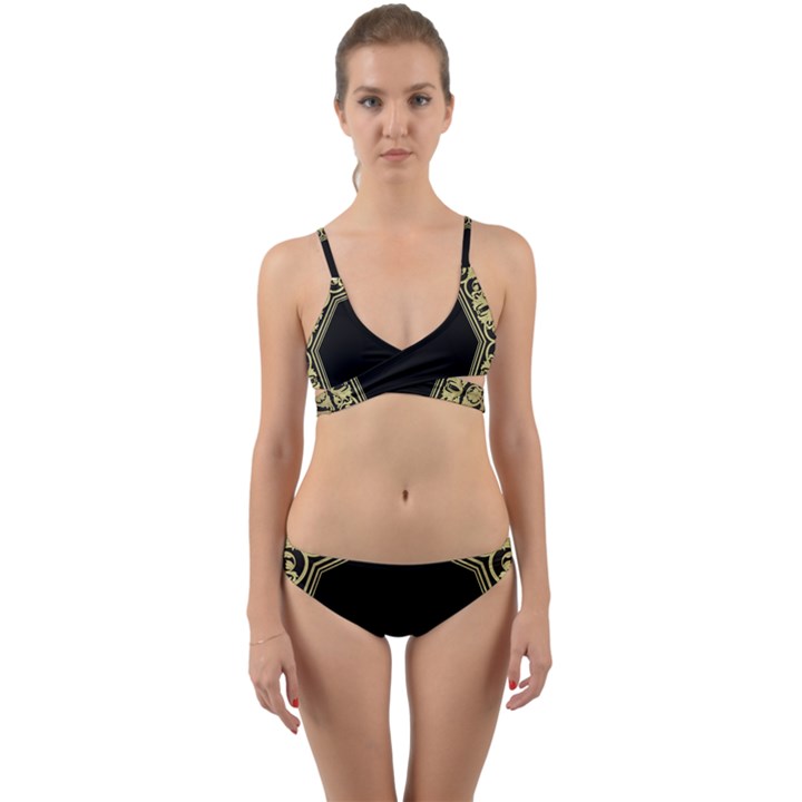 art nouvea antigue Wrap Around Bikini Set