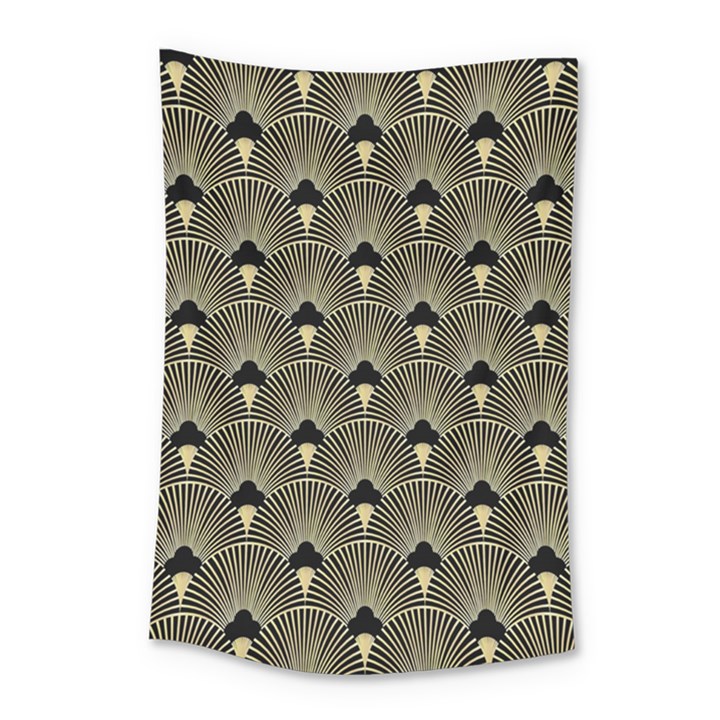 art deco fan pattern Small Tapestry