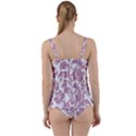 vintage floral pattern Twist Front Tankini Set View2