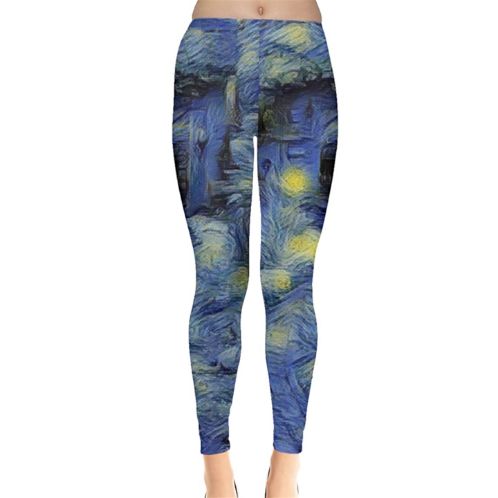 van gogh inspired Leggings 