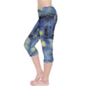 van gogh inspired Capri Leggings  View3