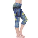 van gogh inspired Capri Leggings  View4