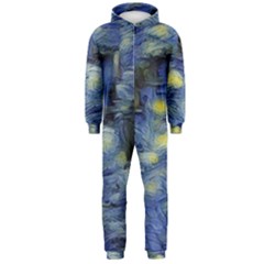 Van Gogh Inspired Hooded Jumpsuit (men)  by NouveauDesign