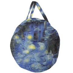 Van Gogh Inspired Giant Round Zipper Tote by NouveauDesign