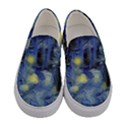 van gogh inspired Women s Canvas Slip Ons View1