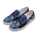 van gogh inspired Women s Canvas Slip Ons View2