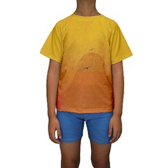 Sunset Kids  Short Sleeve Swimwear by berwies