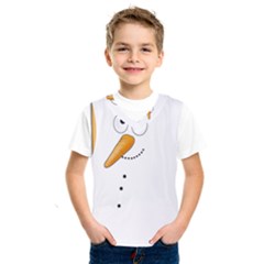 Cute Snowman Kids  Sportswear by Valentinaart