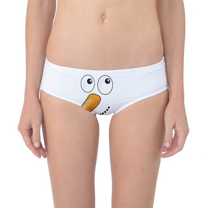 Cute snowman Classic Bikini Bottoms