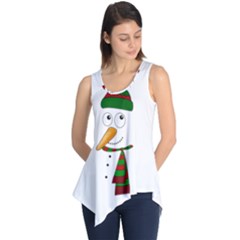 Cute Snowman Sleeveless Tunic by Valentinaart