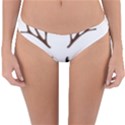 Cute reindeer  Reversible Hipster Bikini Bottoms View1