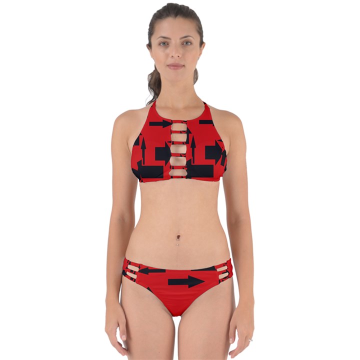 arrows Perfectly Cut Out Bikini Set