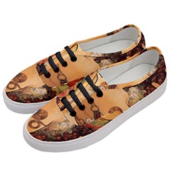 Alfons Mucha   Fruit Women s Classic Low Top Sneakers by NouveauDesign