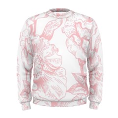 Vintage Pink Floral Men s Sweatshirt by NouveauDesign