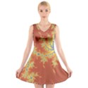 fractals V-Neck Sleeveless Skater Dress View1