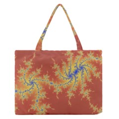 Fractals Zipper Medium Tote Bag by NouveauDesign