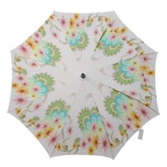 Wreaths Sexy Flower Star Leaf Rose Sunflower Bird Summer Hook Handle Umbrellas (small) by Mariart