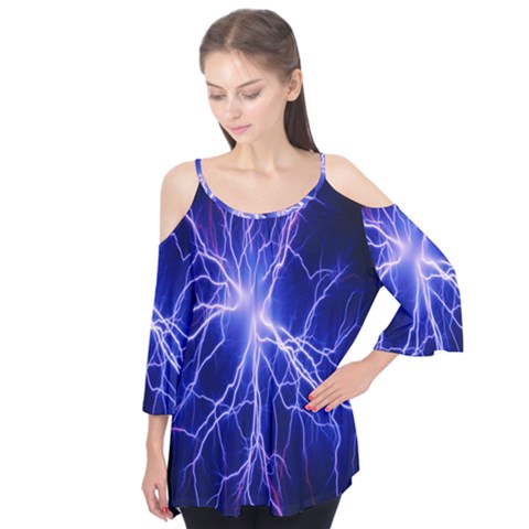 Blue Sky Light Space Flutter Tees by Mariart