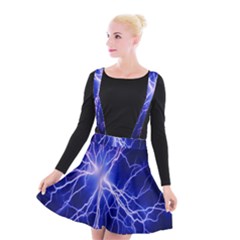 Blue Sky Light Space Suspender Skater Skirt by Mariart