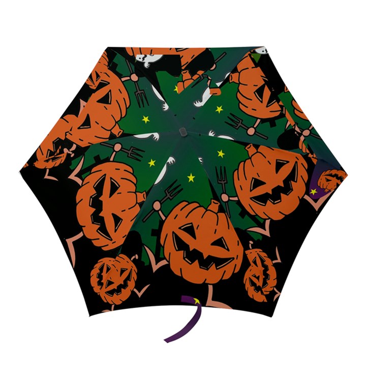 Happy Halloween Mini Folding Umbrellas