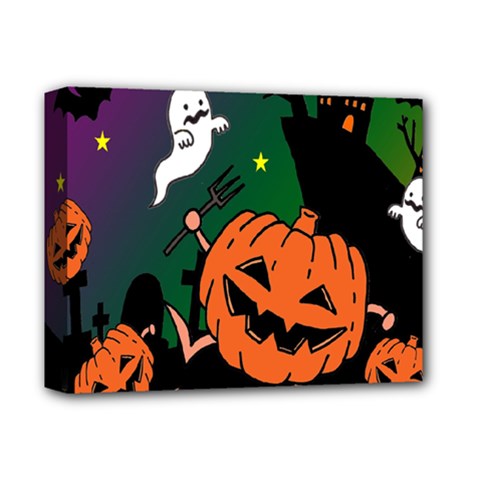 Happy Halloween Deluxe Canvas 14  X 11  by Mariart