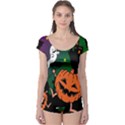 Happy Halloween Boyleg Leotard  View1