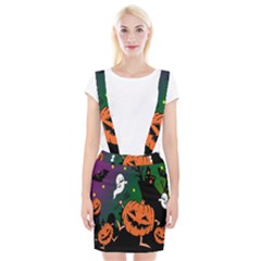 Happy Halloween Braces Suspender Skirt