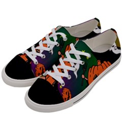 Happy Halloween Women s Low Top Canvas Sneakers