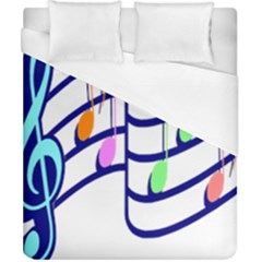 Music Note Tone Rainbow Blue Pink Greeen Sexy Duvet Cover (california King Size)