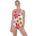 Flower Red Rose Star Floral Yellow Black Leaf Bring Sexy Back Swimsuit View1