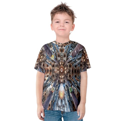 Iron Glass Space Light Kids  Cotton Tee by Mariart