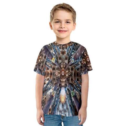 Iron Glass Space Light Kids  Sport Mesh Tee by Mariart