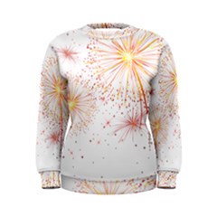 Fireworks Triangle Star Space Line Women s Sweatshirt