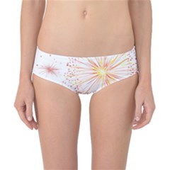 Fireworks Triangle Star Space Line Classic Bikini Bottoms