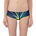 Fireworks Blue Green Black Happy New Year Classic Bikini Bottoms View1