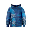 Peacock Bird Blue Animals Kids  Pullover Hoodie View1