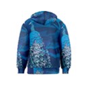 Peacock Bird Blue Animals Kids  Pullover Hoodie View2