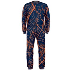 Virginia Map Art City Onepiece Jumpsuit (men) 