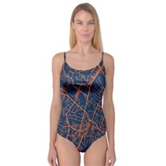 Virginia Map Art City Camisole Leotard 