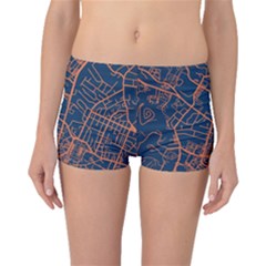 Virginia Map Art City Boyleg Bikini Bottoms by Mariart