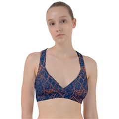 Virginia Map Art City Sweetheart Sports Bra