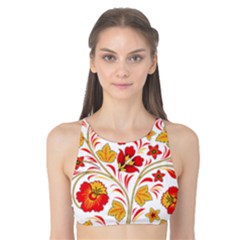 Wreaths Flower Floral Sexy Red Sunflower Star Rose Tank Bikini Top by Mariart