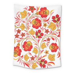 Wreaths Flower Floral Sexy Red Sunflower Star Rose Medium Tapestry