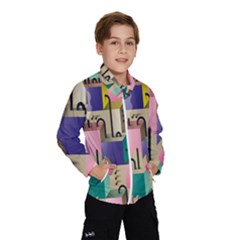 Magazine Balance Plaid Rainbow Wind Breaker (kids)