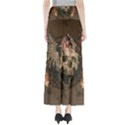 Awesome Creepy Skull With Rat And Wings Full Length Maxi Skirt View2