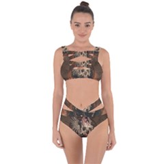 Awesome Creepy Skull With Rat And Wings Bandaged Up Bikini Set  by FantasyWorld7